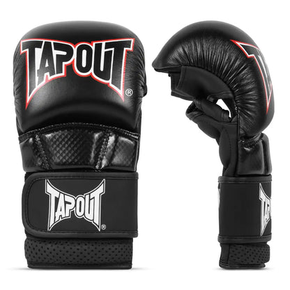 TAPOUT MMA Sparring Handschuhe BRAWL Schwarz