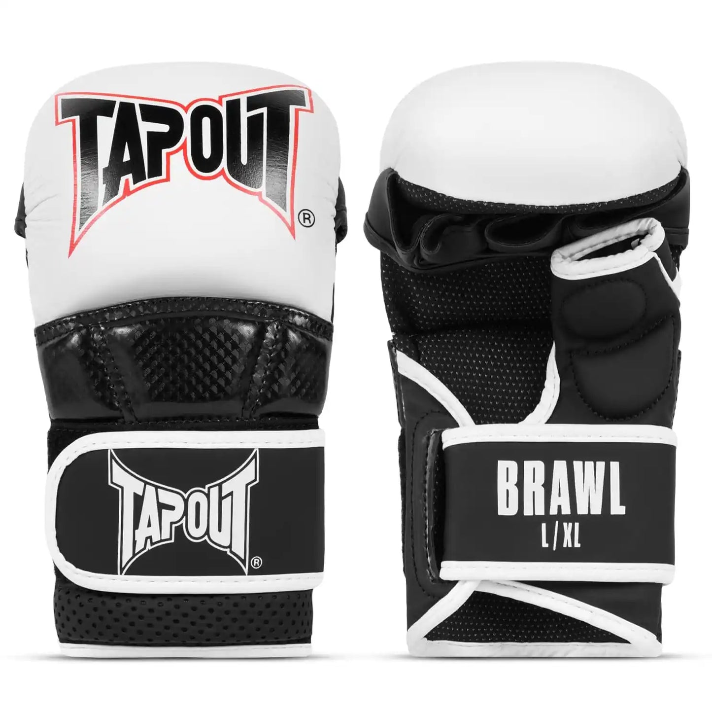 TAPOUT MMA Sparring Handschuhe BRAWL Weiß