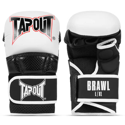 TAPOUT MMA Sparring Handschuhe BRAWL Weiß