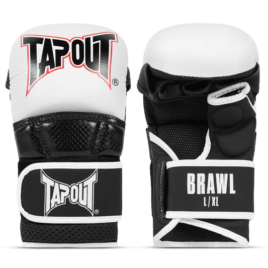 TAPOUT MMA Sparring Handschuhe BRAWL Weiß