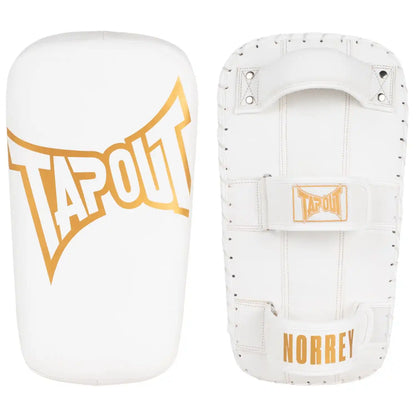 TAPOUT Muay Thai Pratzen Norrey Weiß/Gold