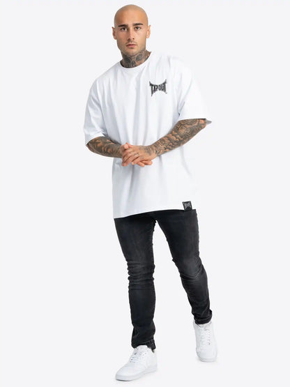 TAPOUT Oversize T-Shirt Creekside Weiß