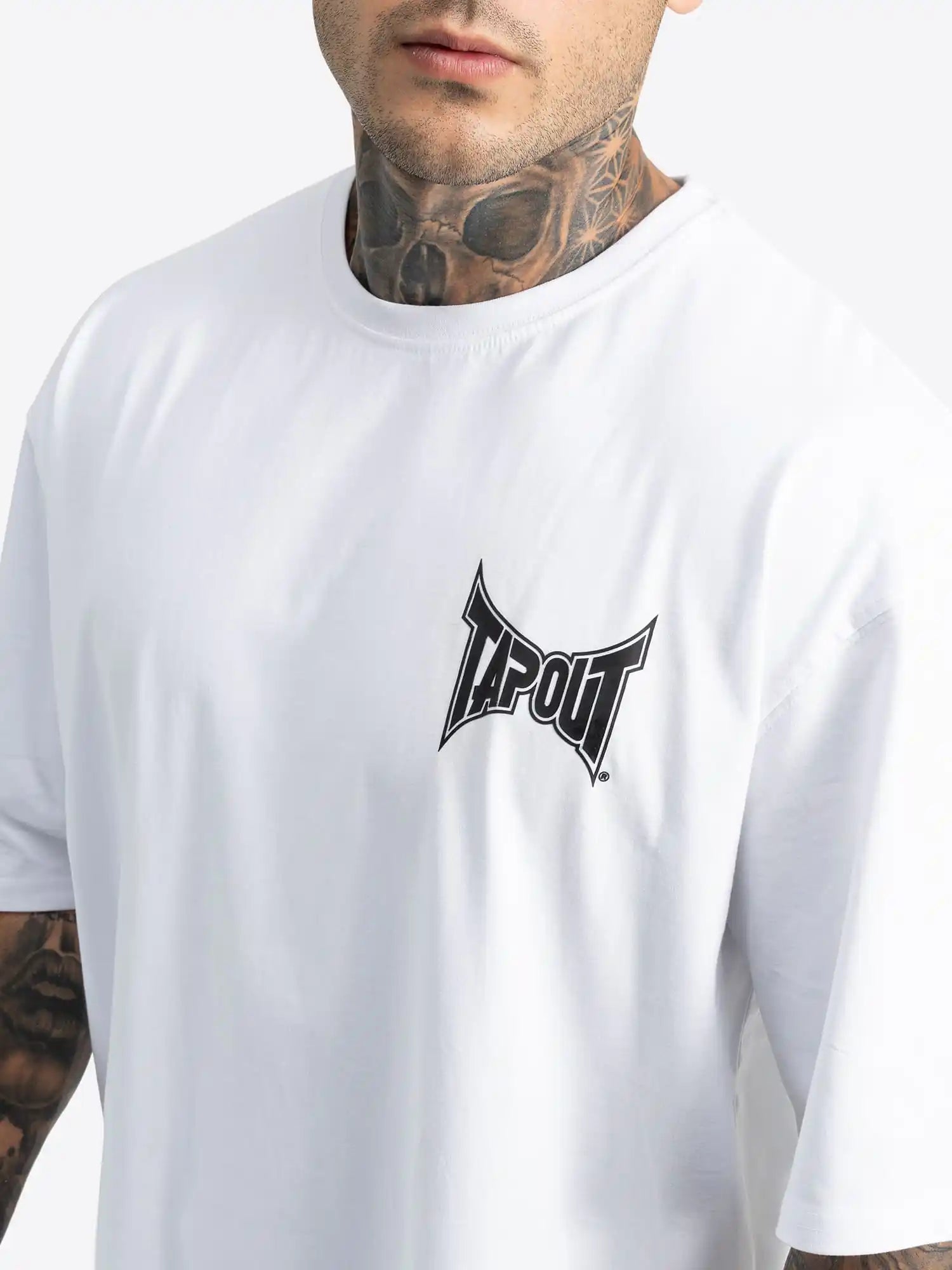 TAPOUT Oversize T-Shirt Creekside Weiß