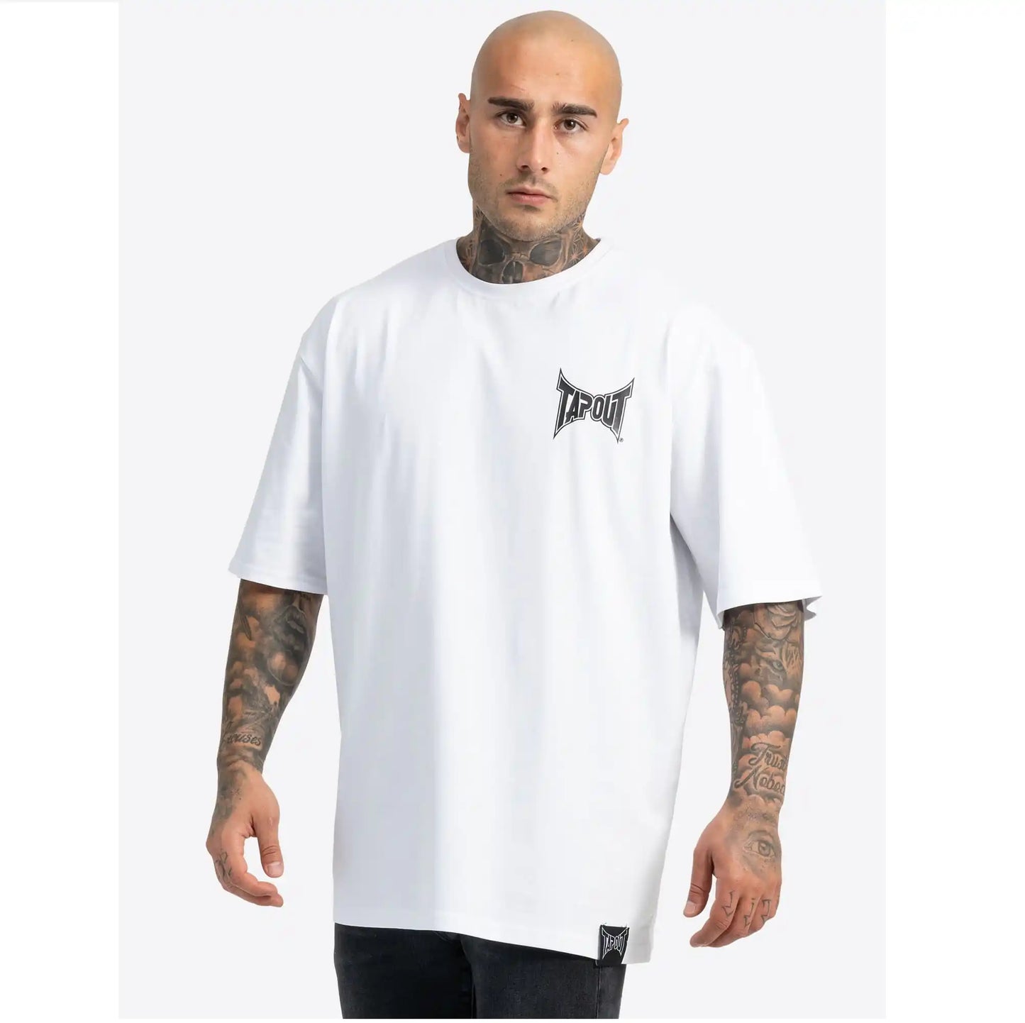 TAPOUT Oversize T-Shirt Creekside Weiß