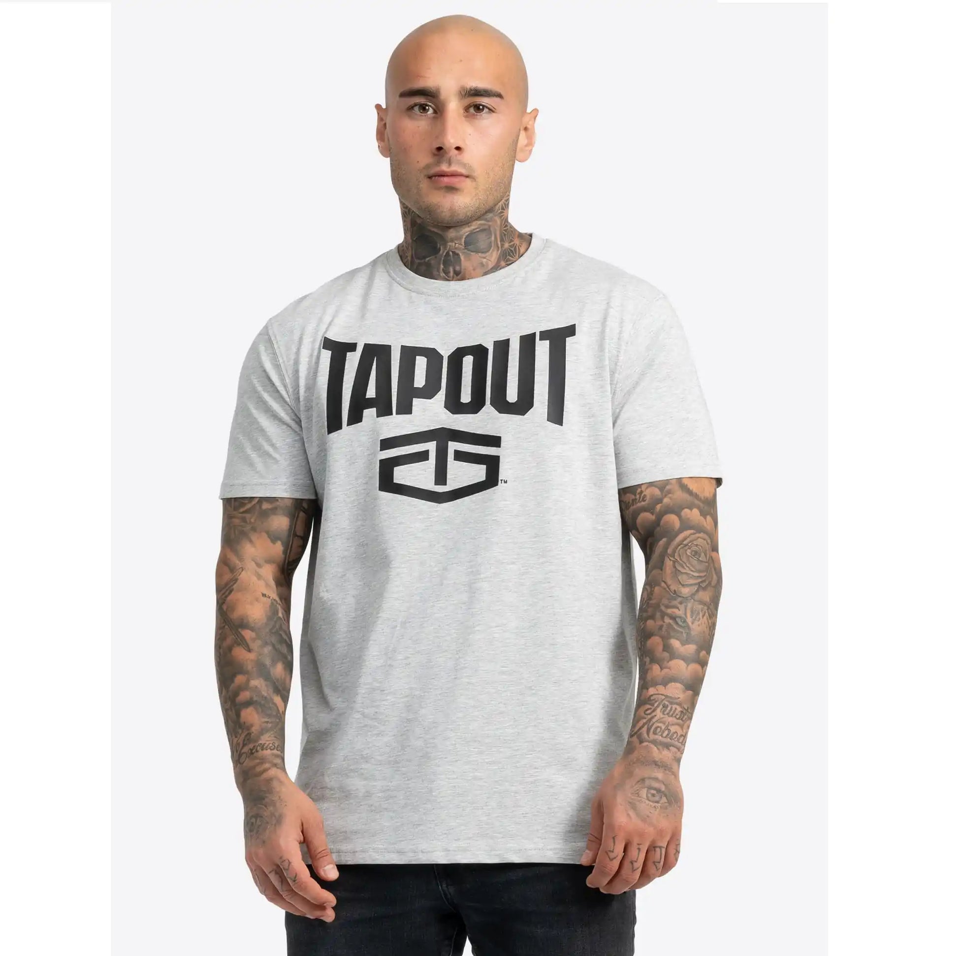 TAPOUT T-Shirt Active Basic Tee Grau