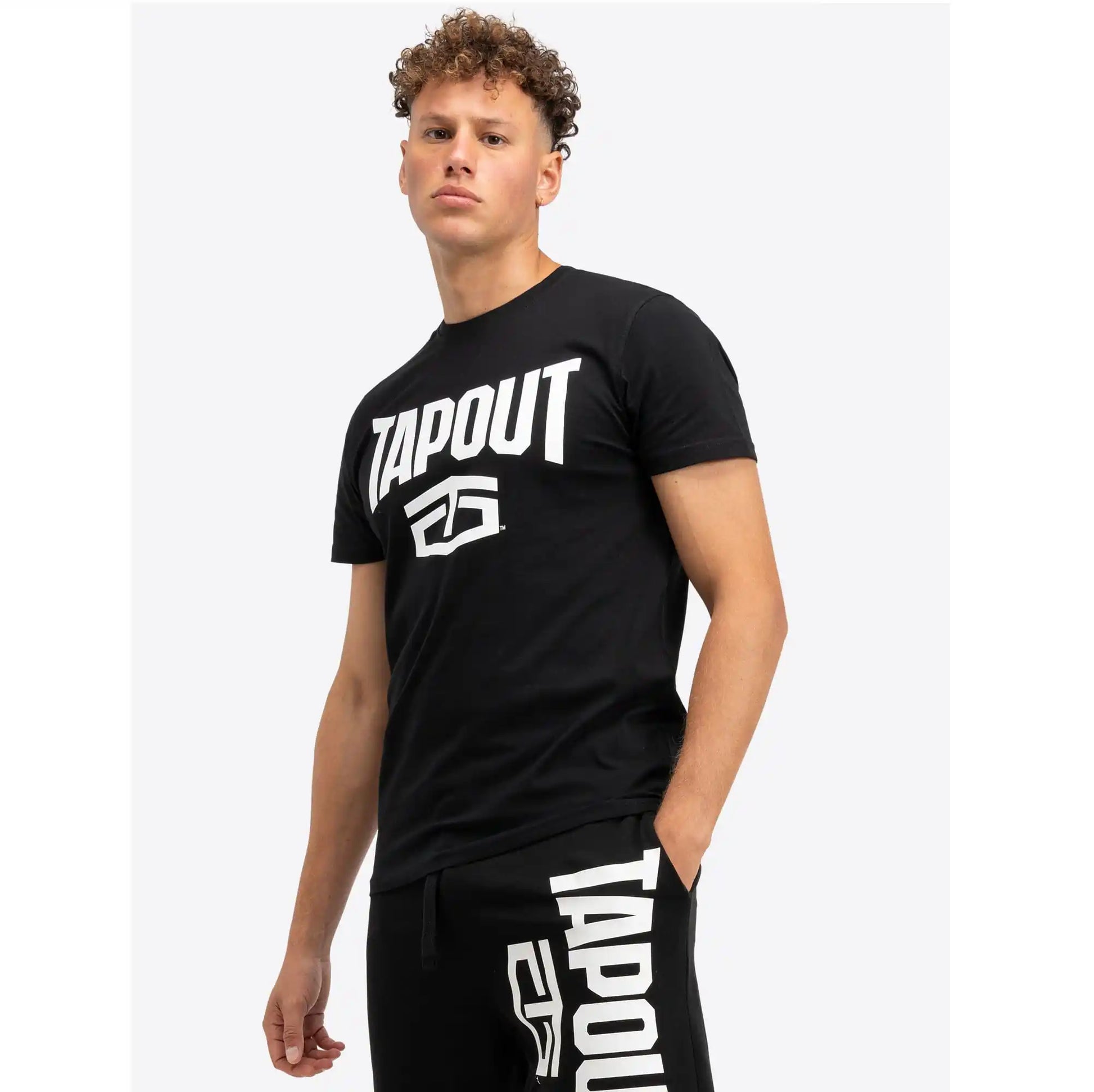 TAPOUT T-Shirt Active Basic Tee Schwarz