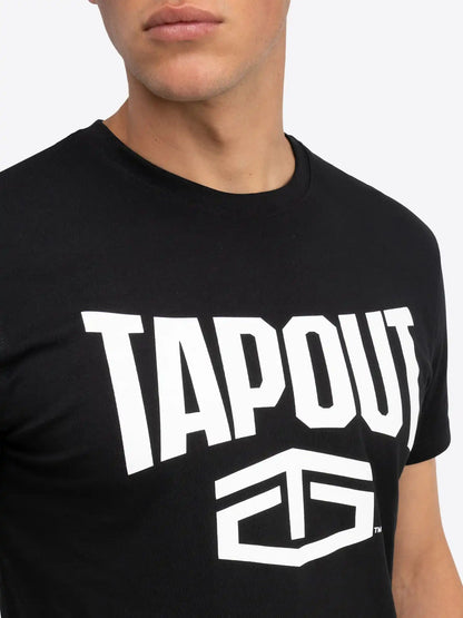 TAPOUT T-Shirt Active Basic Tee Schwarz