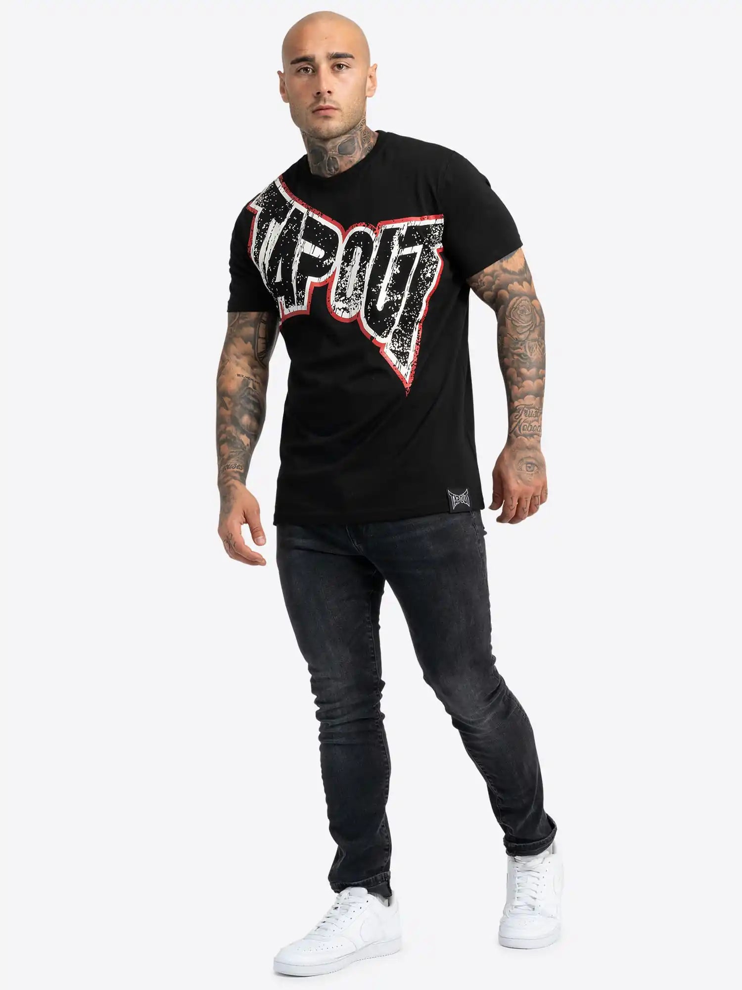 TAPOUT T-Shirt Bernardino Schwarz