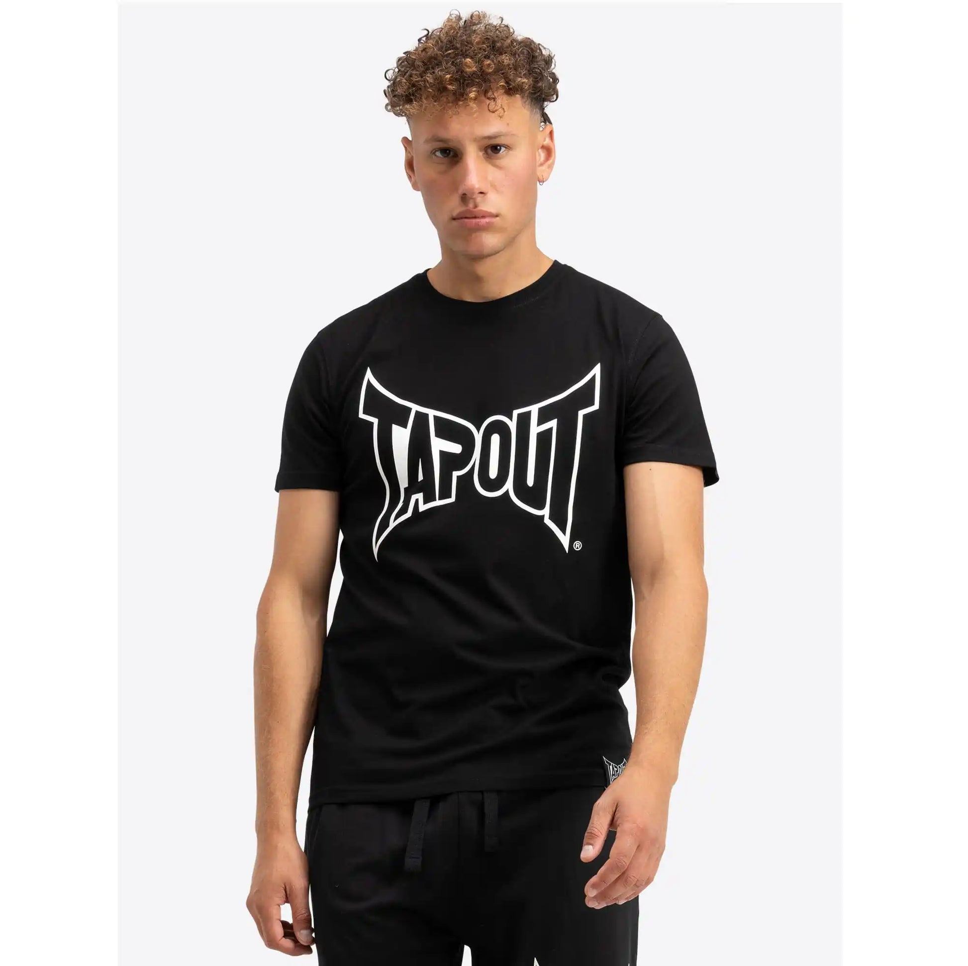 TAPOUT T-Shirt Lifestyle Basic Tee Schwarz