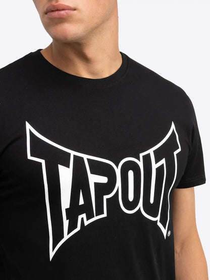 TAPOUT T-Shirt Lifestyle Basic Tee Schwarz