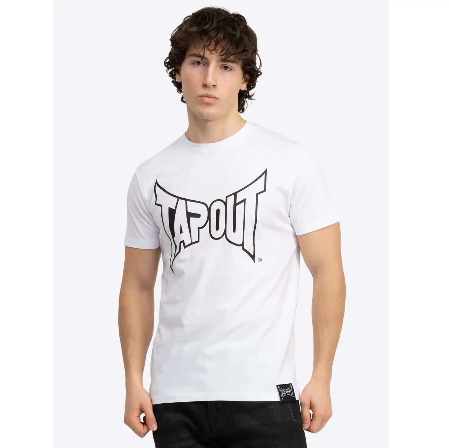 TAPOUT T-Shirt Lifestyle Basic Tee Weiß