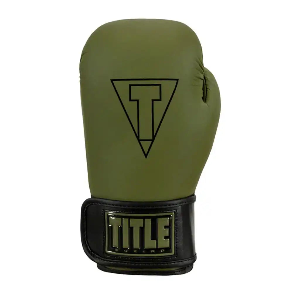 TITLE Boxing Boxhandschuhe Vegan Fitness Grün/Schwarz
