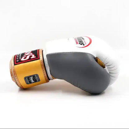 Twins Boxhandschuhe BGVL 3 Gold/Weiß/Grau