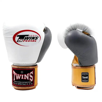 Twins Boxhandschuhe BGVL 3 Gold/Weiß/Grau