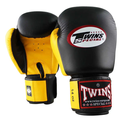 Twins Boxhandschuhe BGVL 3 Schwarz/Gelb