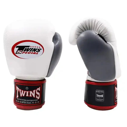 Twins Boxhandschuhe BGVL 3 Schwarz/Weiß/Grau