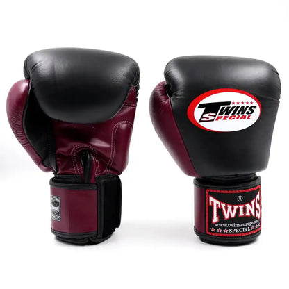 Twins Boxhandschuhe BGVL 3 Schwarz/Weinrot