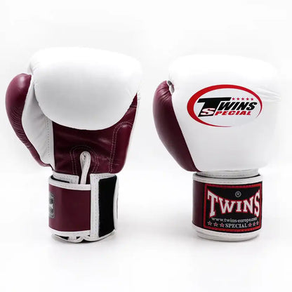 Twins Boxhandschuhe BGVL 3 Weiß/Weinrot