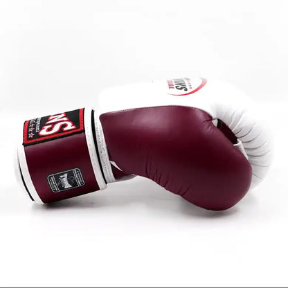 Twins Boxhandschuhe BGVL 3 Weiß/Weinrot