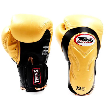 Twins Boxhandschuhe BGVL 6 Schwarz/Gold