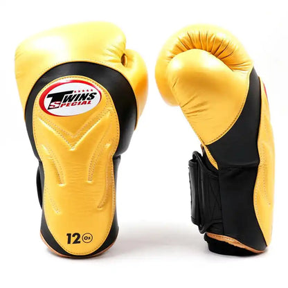 Twins Boxhandschuhe BGVL 6 Schwarz/Gold