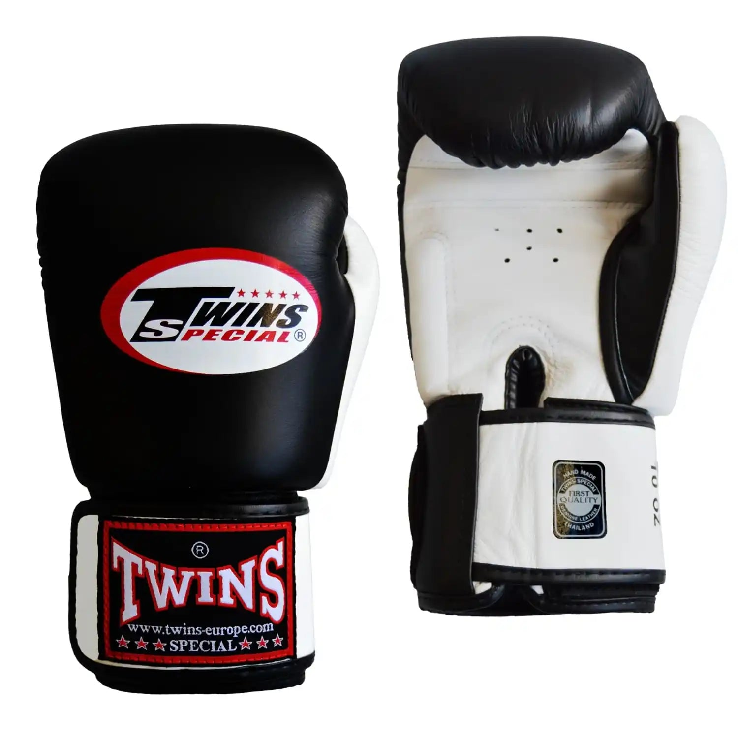 Twins Boxhandschuhe Schwarz/Weiß