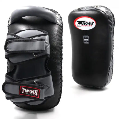 Twins Muay Thai Pratzen KPL 12 Schwarz/Grau Large