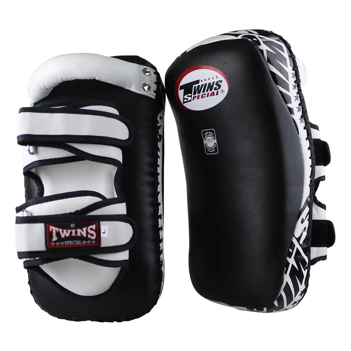 Twins Muay Thai Pratzen KPL 12 Schwarz/Weiß Large