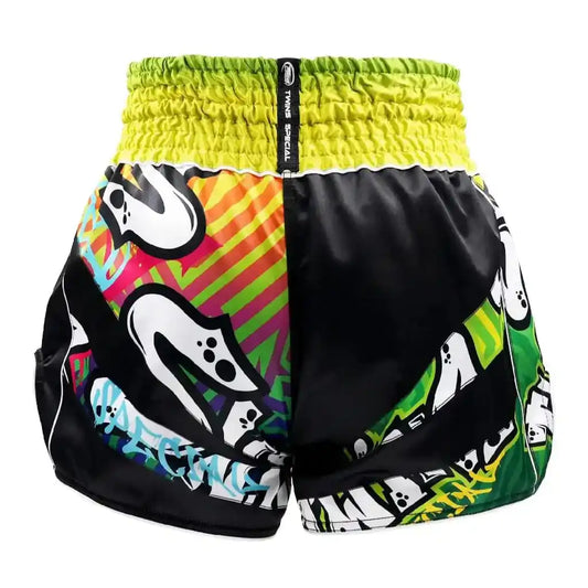 Twins Muay Thai Shorts TTBL Graffiti