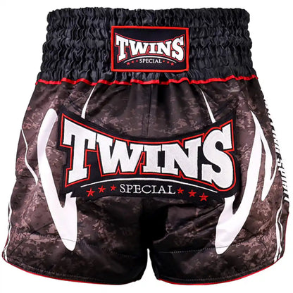 Twins Muay Thai Shorts TTBL Rusty Schwarz