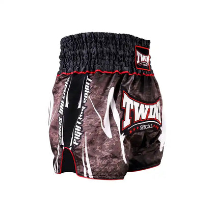 Twins Muay Thai Shorts TTBL Rusty Schwarz