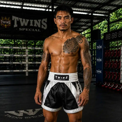 Twins Muay Thai Shorts TTBL Spine