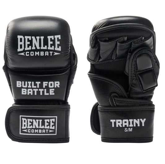 BENLEE MMA Sparring Handschuhe Trainy Schwarz